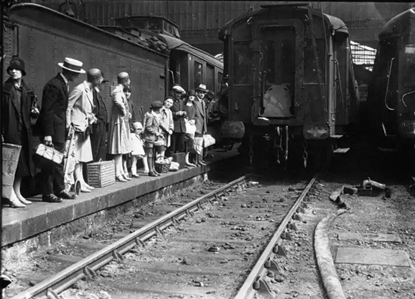 Estação de trem Paris 1929