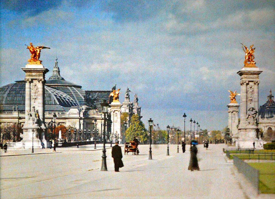 Paris vintage color foto