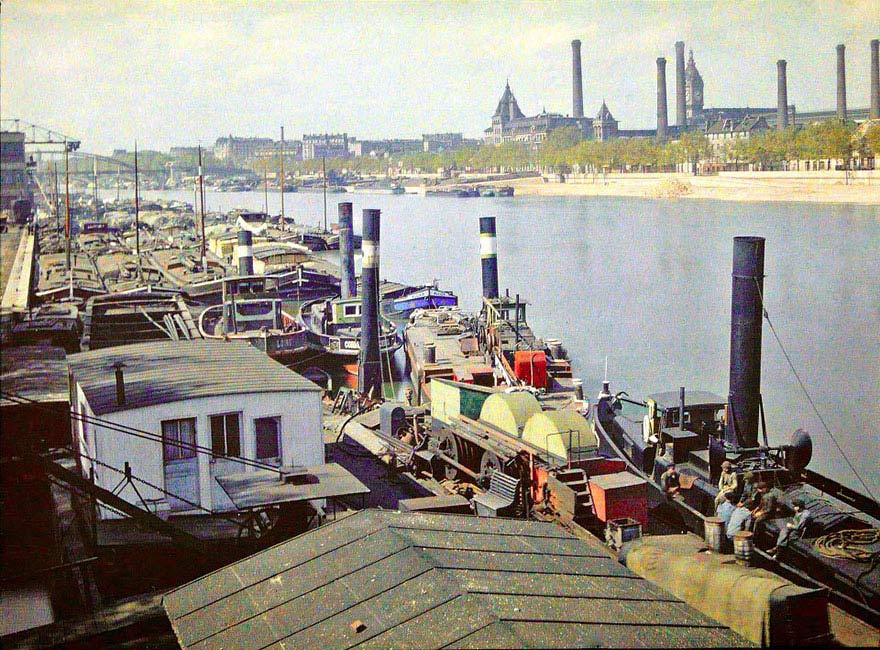 Paris vintage color foto