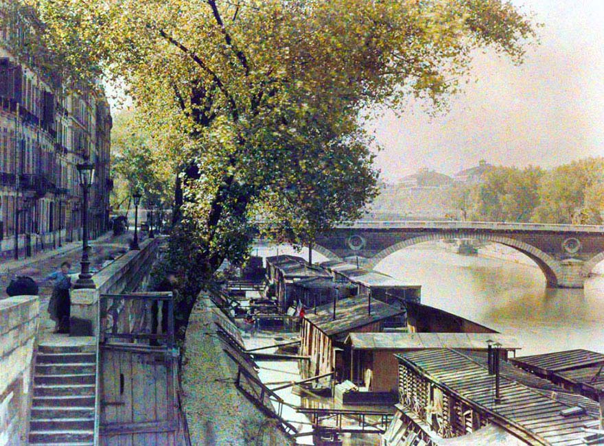 Paris vintage color foto