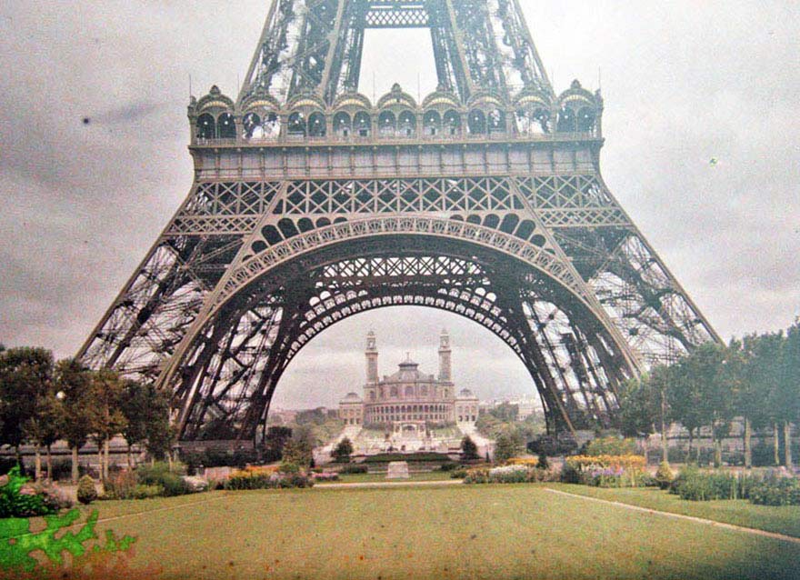 Paris vintage color foto