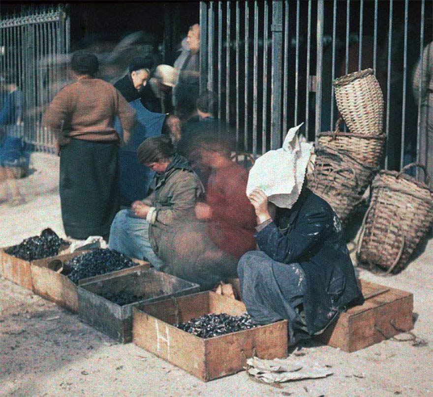 Paris vintage color foto