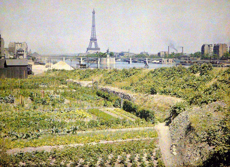 Paris vintage color foto