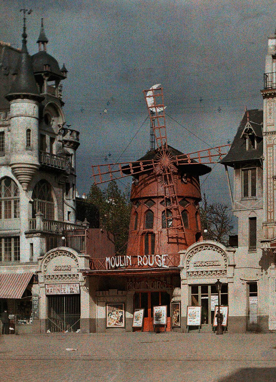 Paris vintage color foto