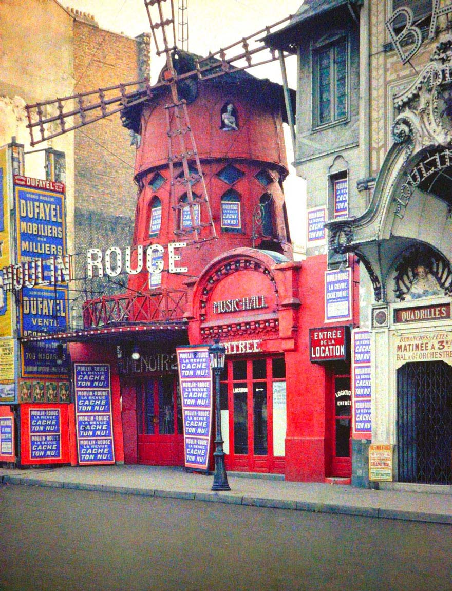 Paris vintage color foto