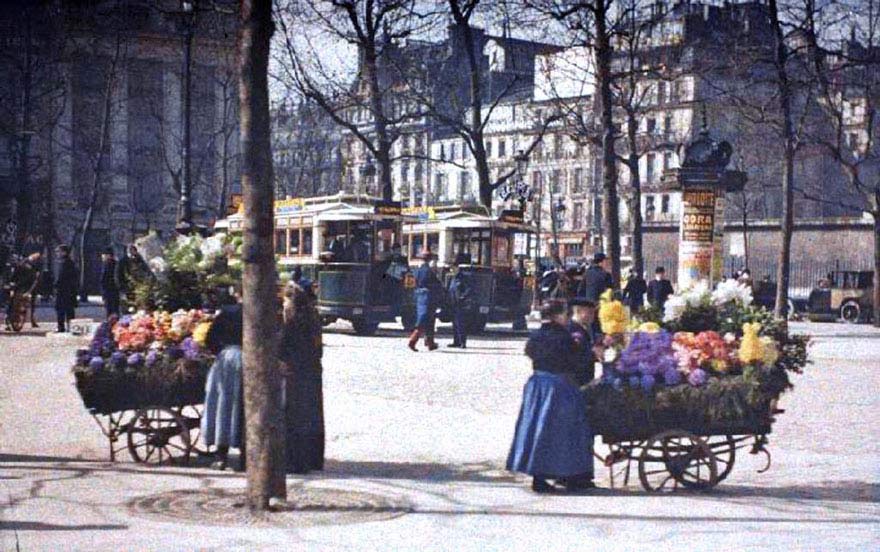 Paris vintage color foto