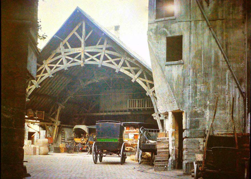 Paris vintage color foto