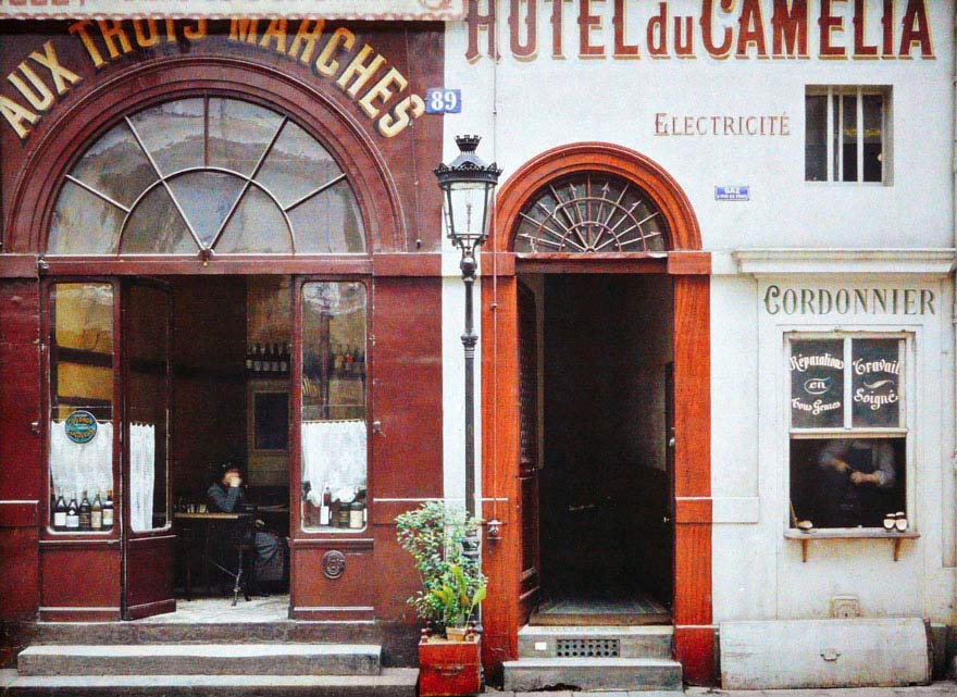 Paris vintage color foto