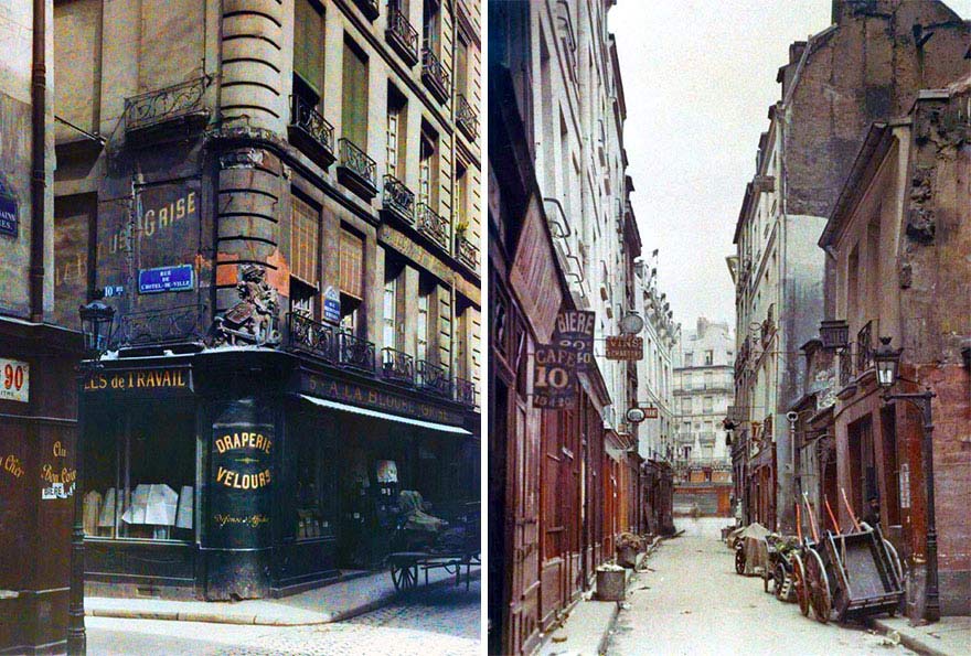 Paris vintage color foto
