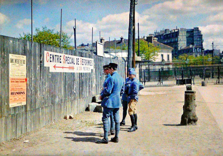 Paris vintage color foto