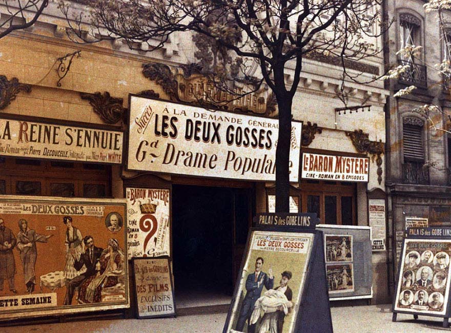 Paris vintage color foto