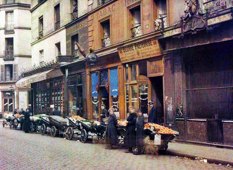 Paris vintage color foto