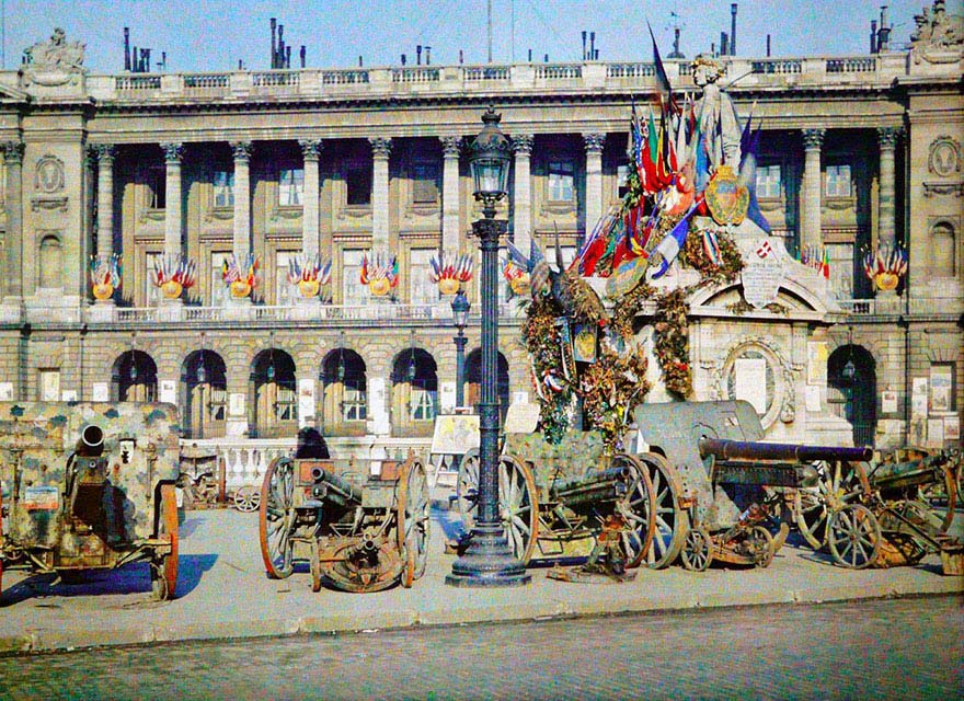 Paris vintage color foto