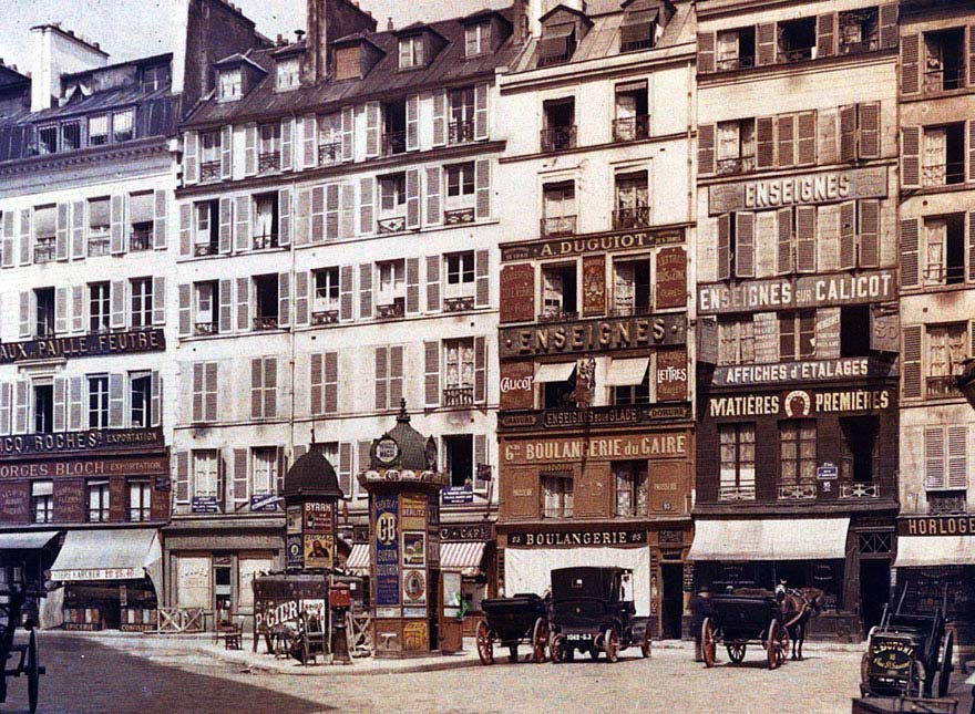 Paris vintage color foto