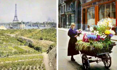 Fotos coloridas de Paris, tiradas há 100 anos